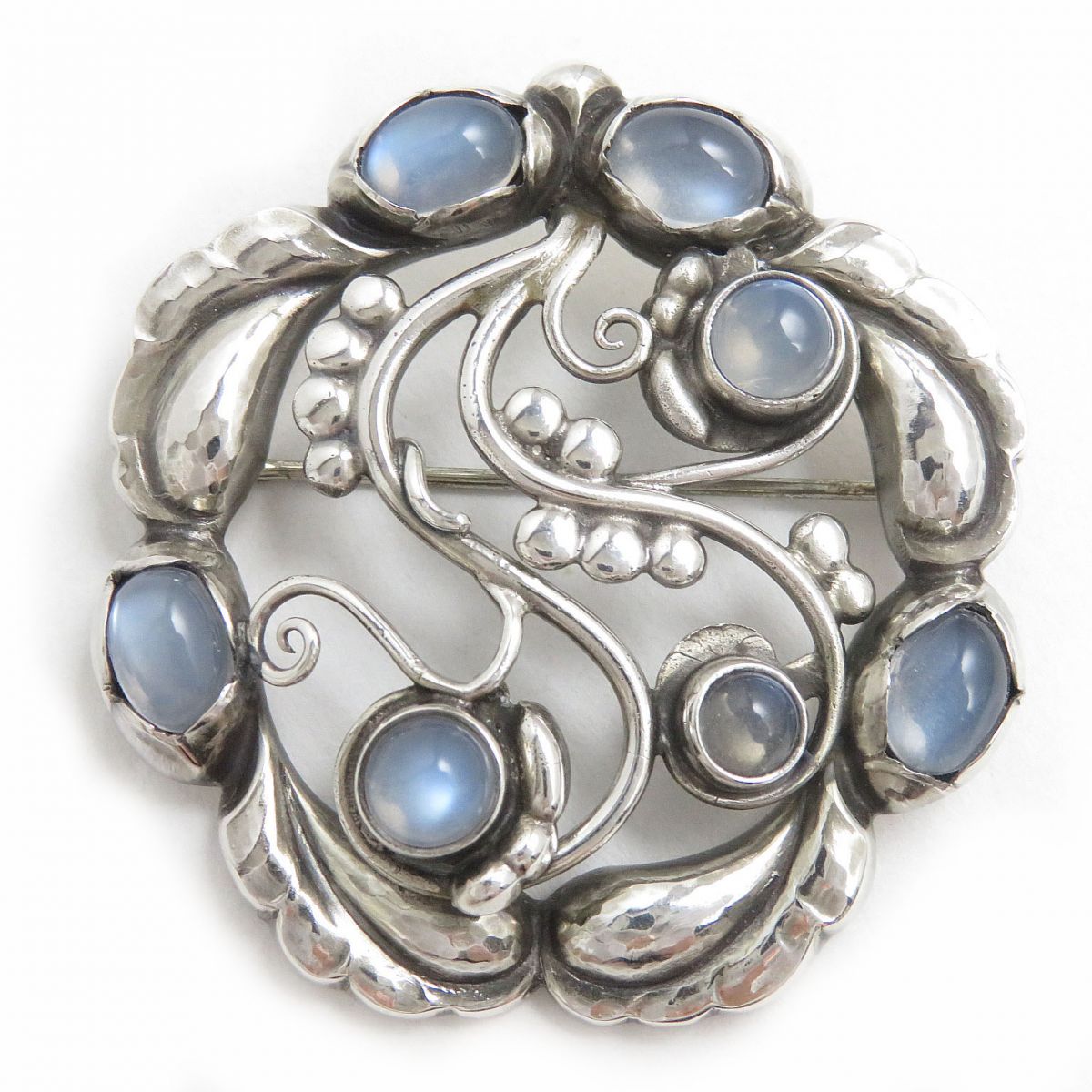 Georg Jensen SV925 Moonstone Blossom Brooch