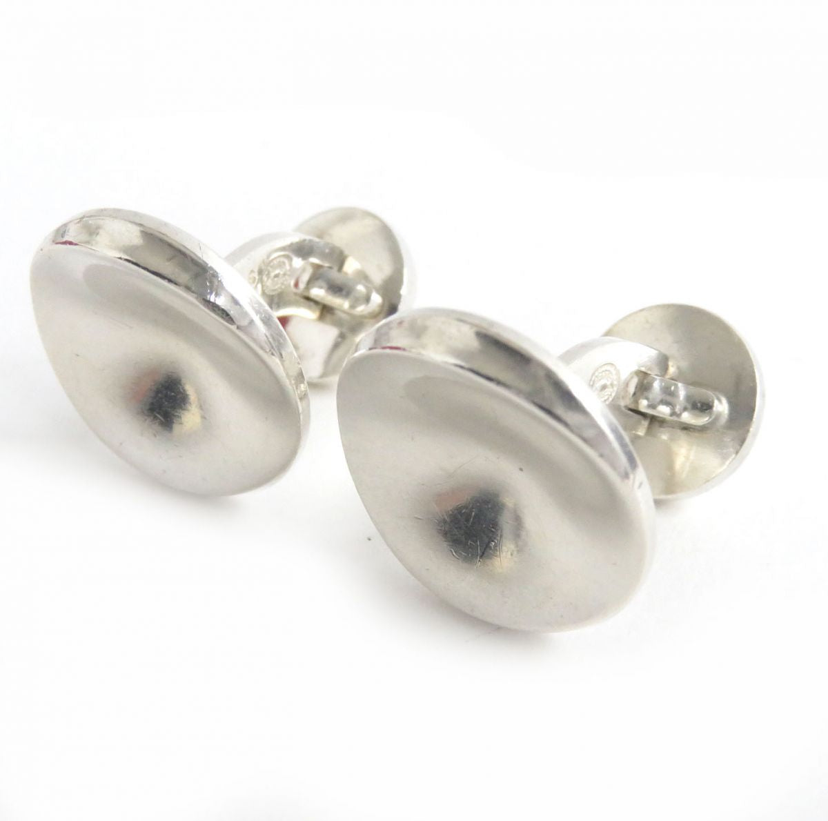 Georg Jensen SV925 74C Round Cufflinks Silver