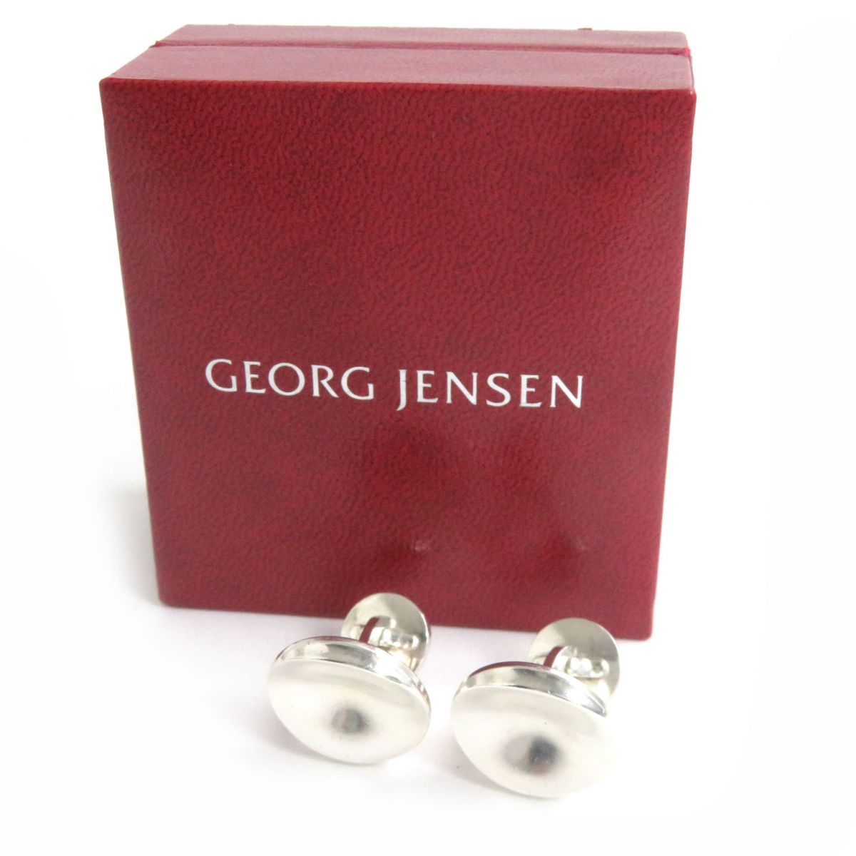 Georg Jensen SV925 74C Round Cufflinks Silver