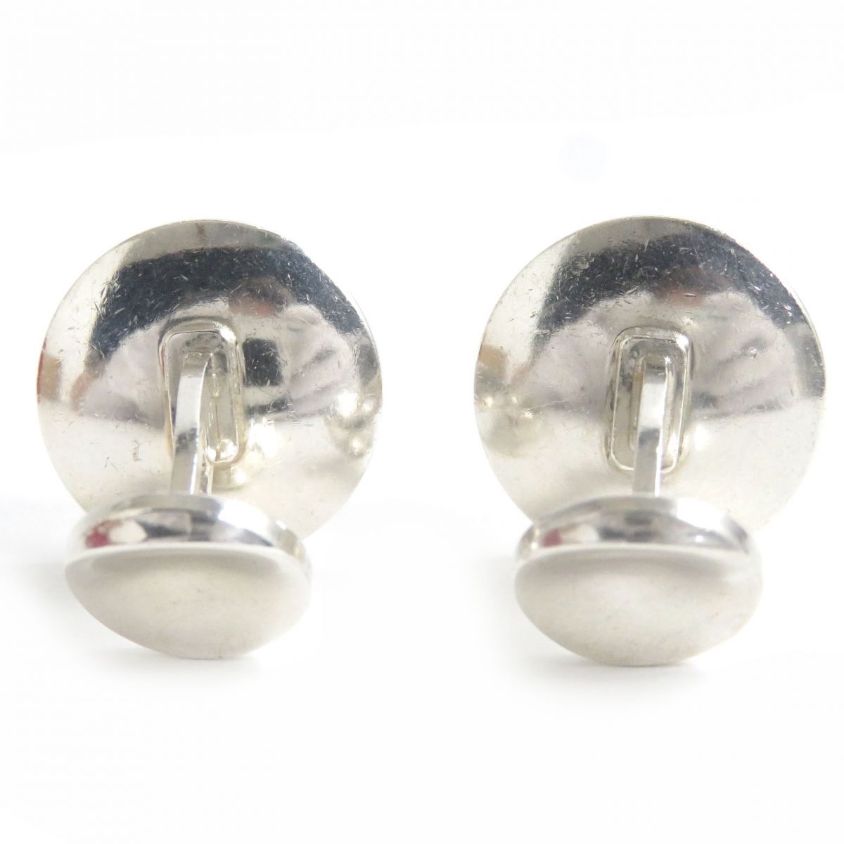 Georg Jensen SV925 74C Round Cufflinks Silver