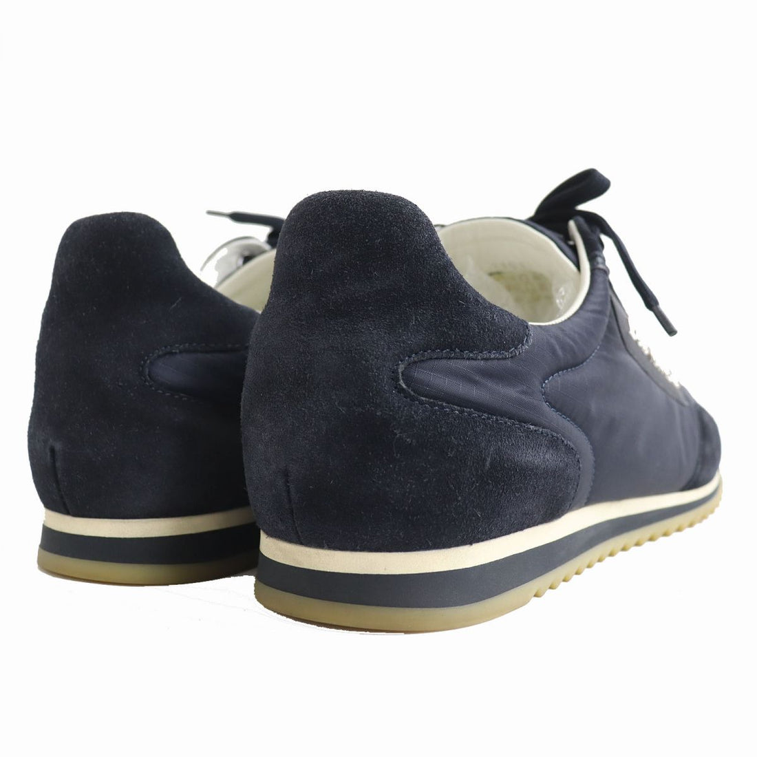 Louis Vuitton Suede Leather Logo Sneakers Navy