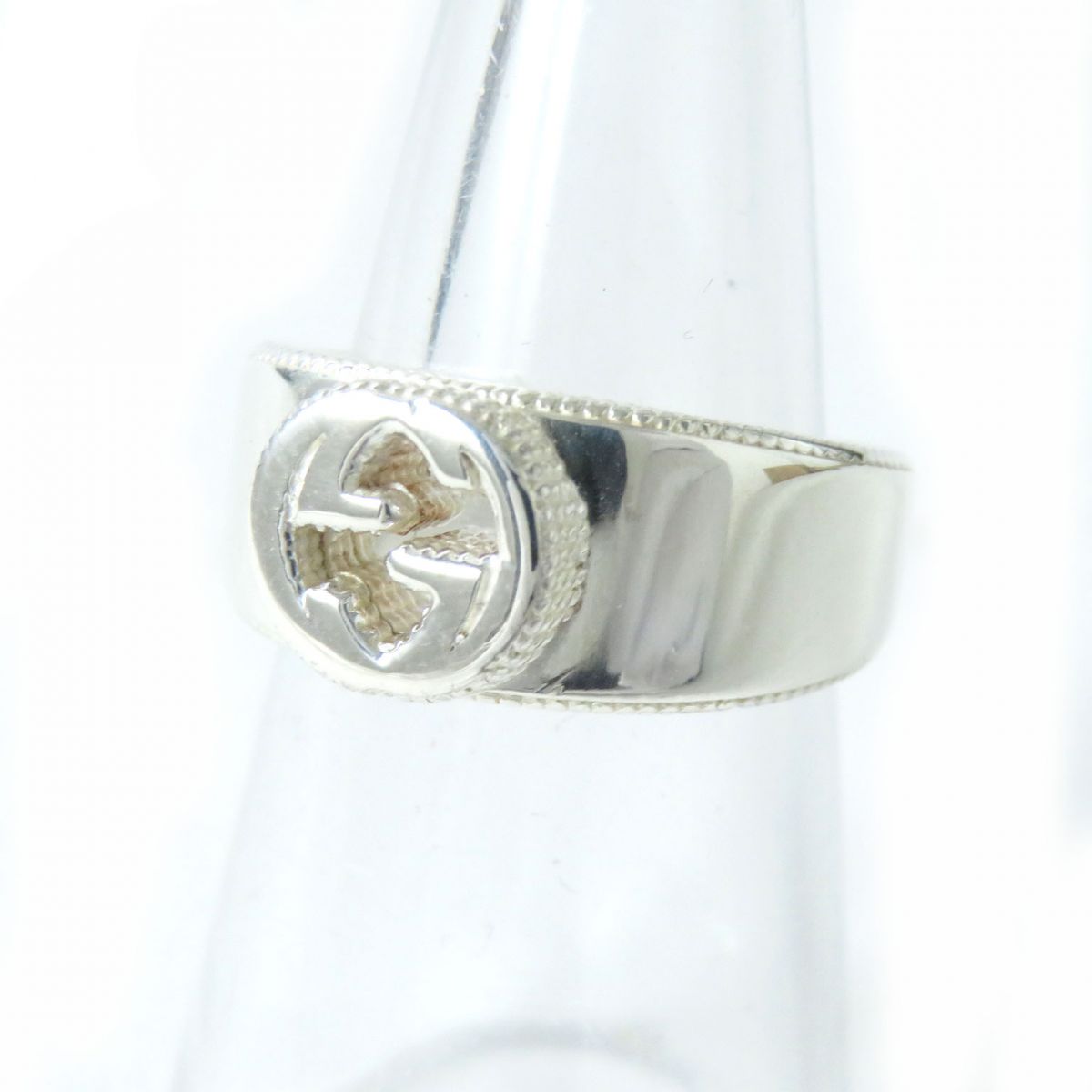 Gucci AG925 Silver Ring Interlocking G