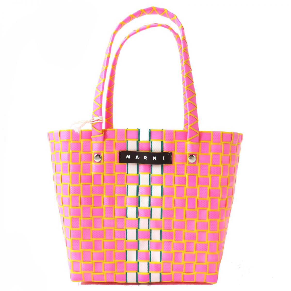 MARNI BOX BASKET BORSA Handbag Pink Multicolor