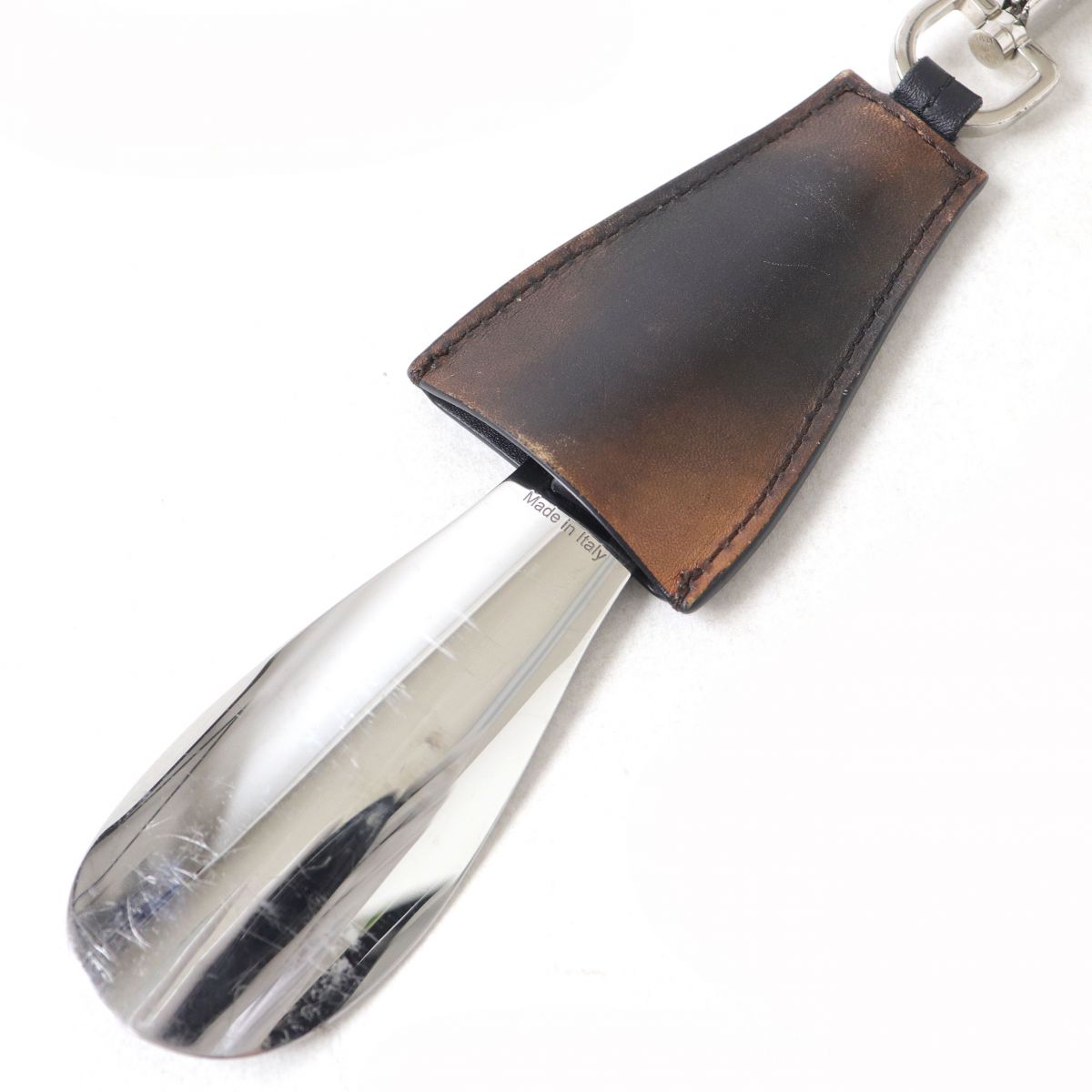 Berluti Shoehorn Venetian Calf Leather with Carabiner