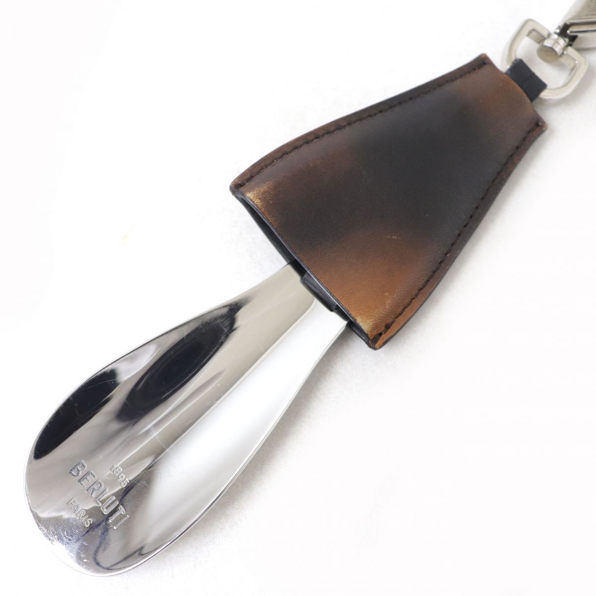 Berluti Shoehorn Venetian Calf Leather with Carabiner