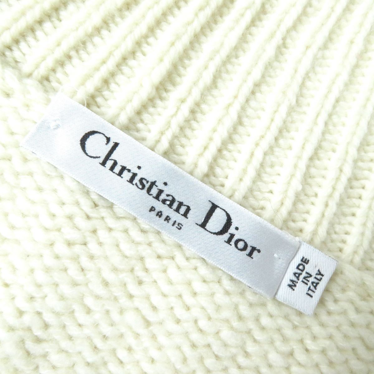 Dior Cashmere Blend Vest Sleeveless Cardigan 40