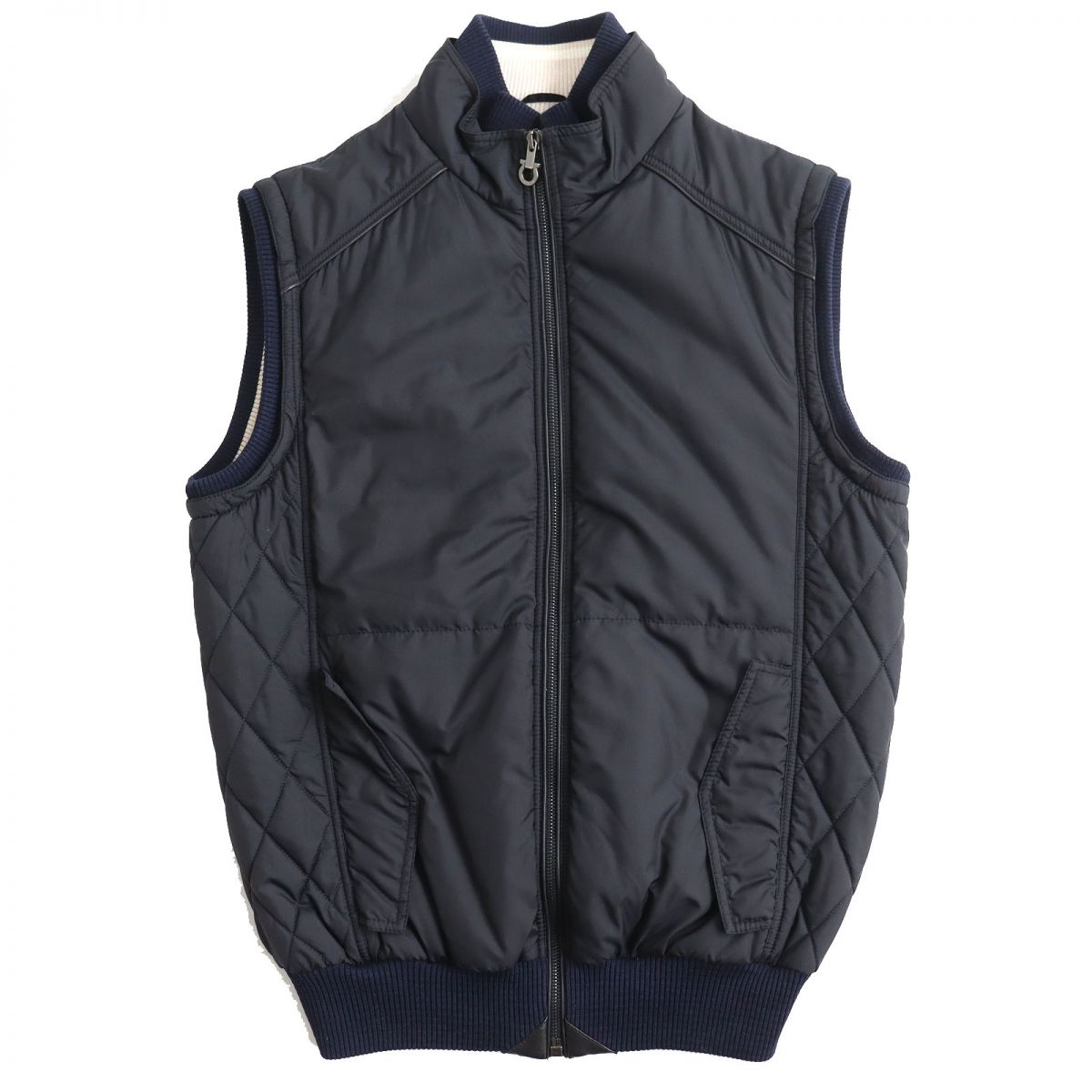 Salvatore Ferragamo Gancini Quilted Vest