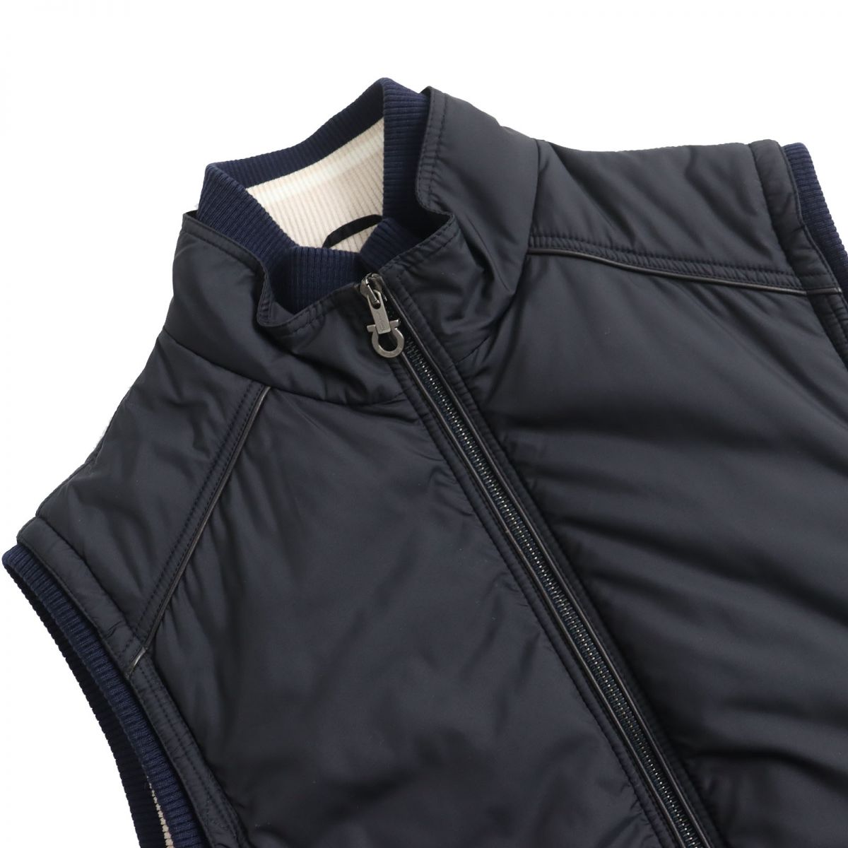 Salvatore Ferragamo Gancini Quilted Vest