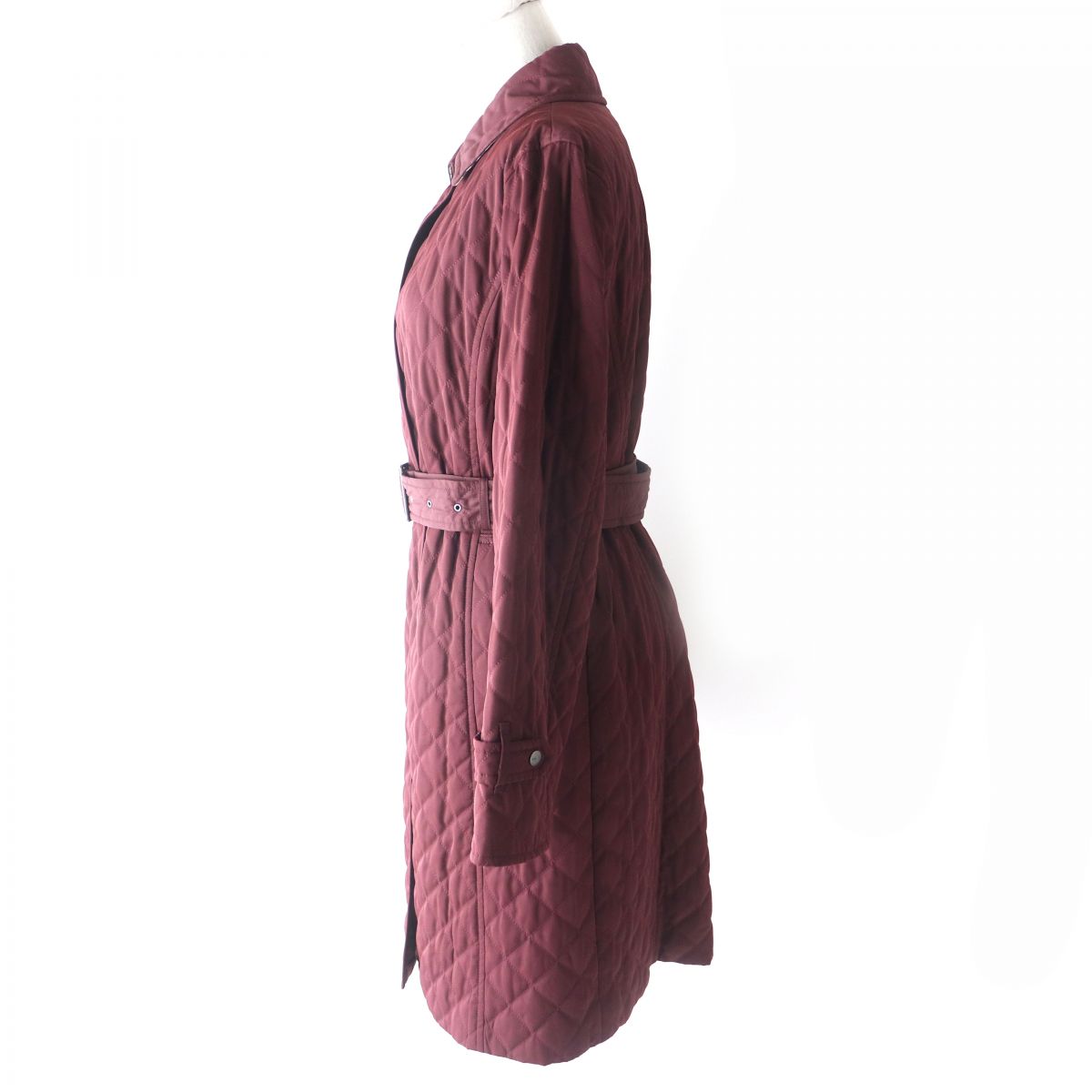 Burberry Quilted Padded Coat Bordeaux