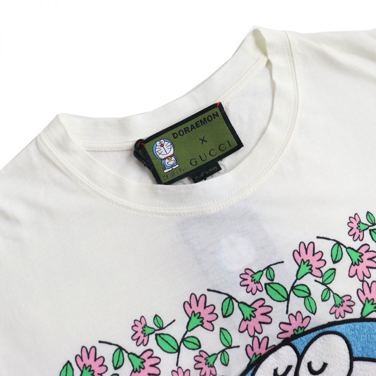 GUCCI Doraemon Floral Crew Neck T-Shirt XS