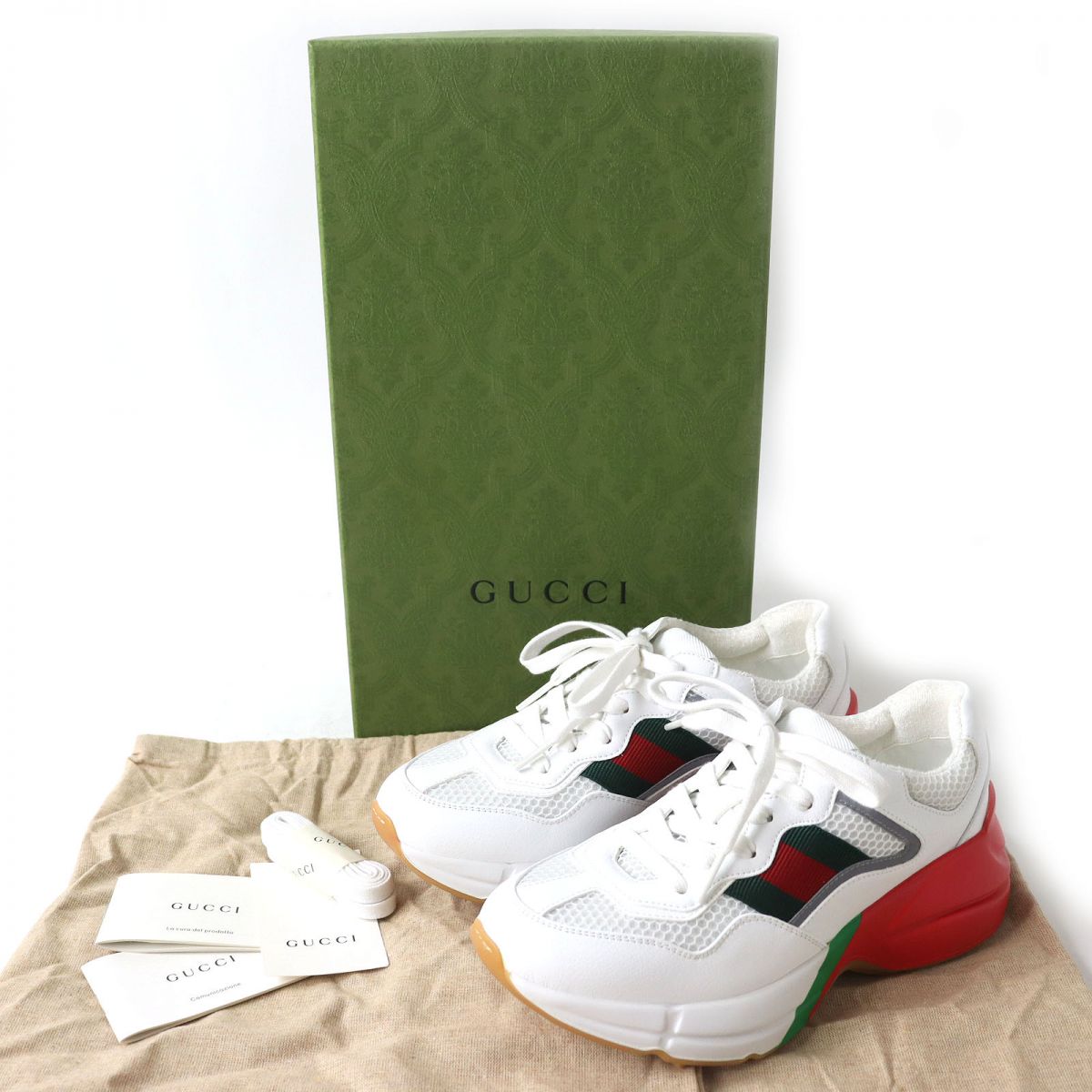 Gucci Lighton Epilogue Leather Sneakers