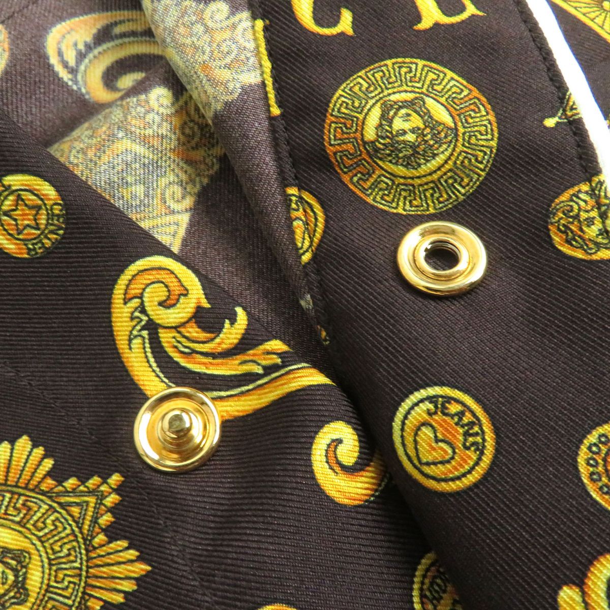 Versace Silk Medusa Barocco Print Shirt