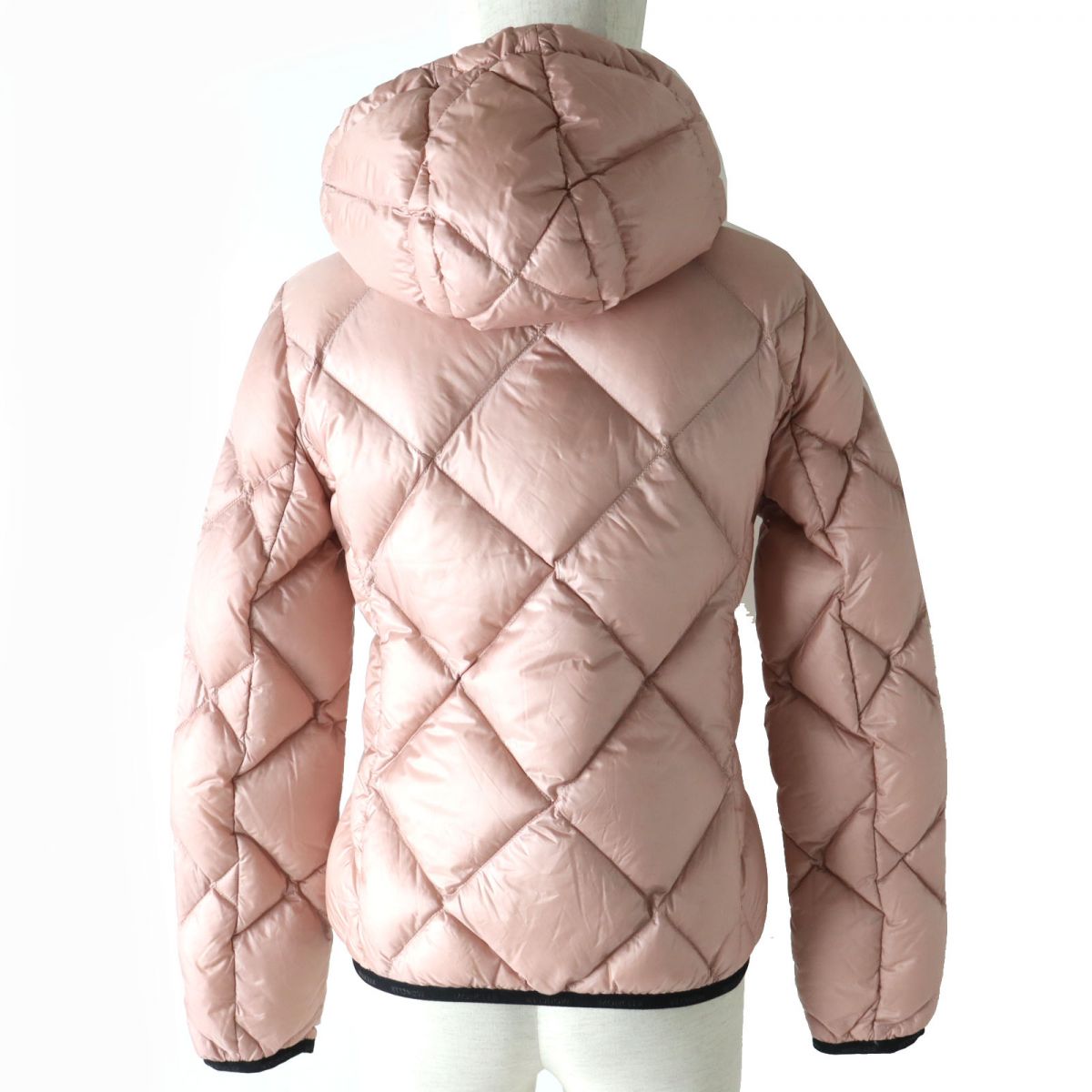 Moncler OULX Logo Hooded Down Jacket Pink