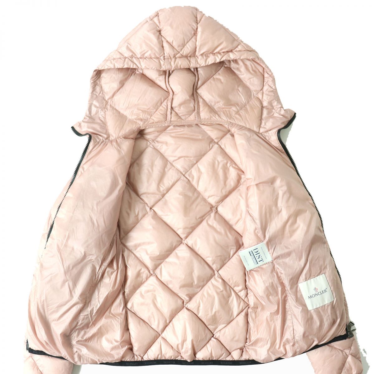 Moncler OULX Logo Hooded Down Jacket Pink