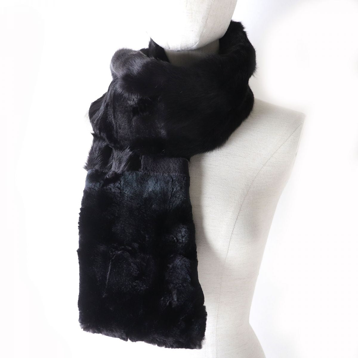 Louis Vuitton Mink Squirrel Cashmere Fur Stole Shawl