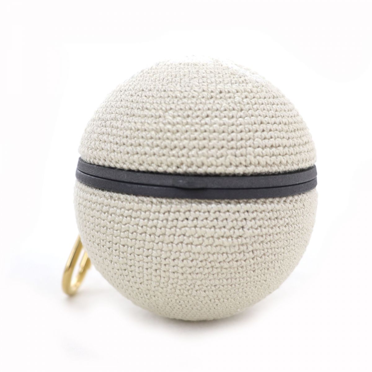 Celine Crochet AirPods Pro Case Ivory Black