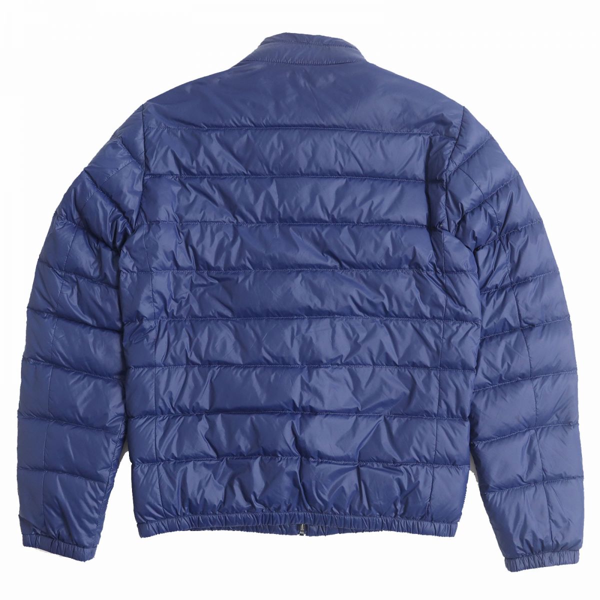 Prada Men's Blue Down Jacket Triangle Logo