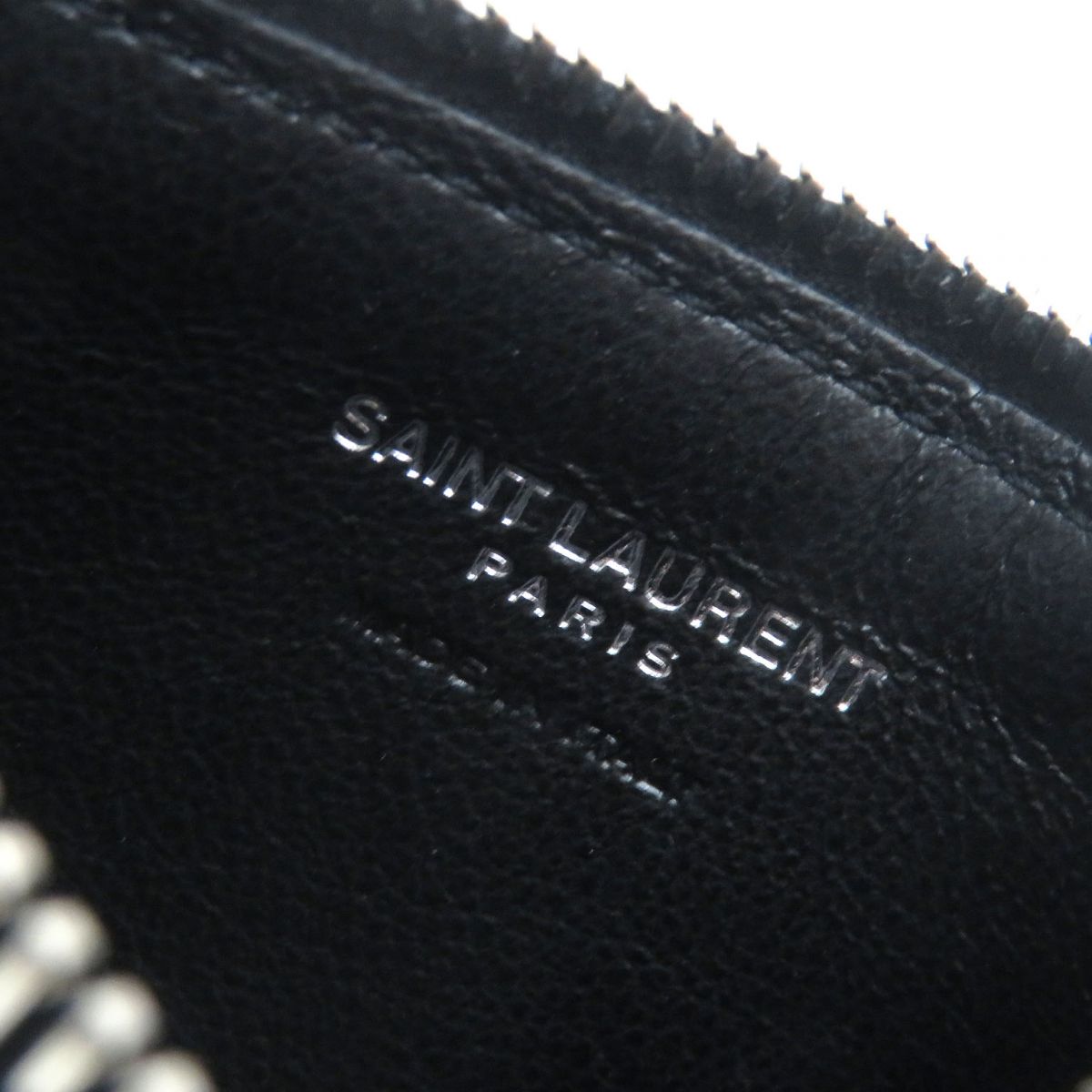 Saint Laurent Leather Card/Coin Case 458593