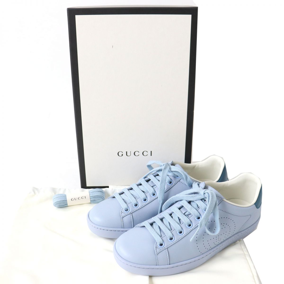 Gucci Ace Interlocking G Leather Sneakers