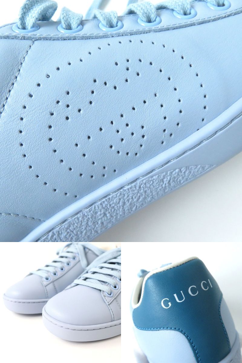 Gucci Ace Interlocking G Leather Sneakers