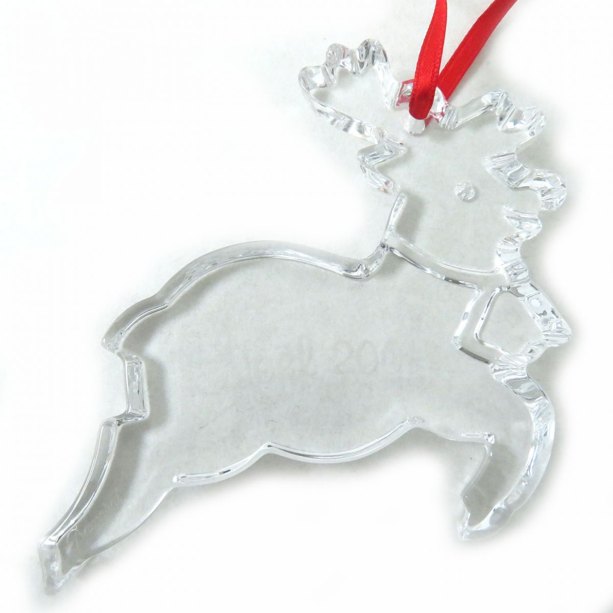 Baccarat Crystal Noel Reindeer Ornament