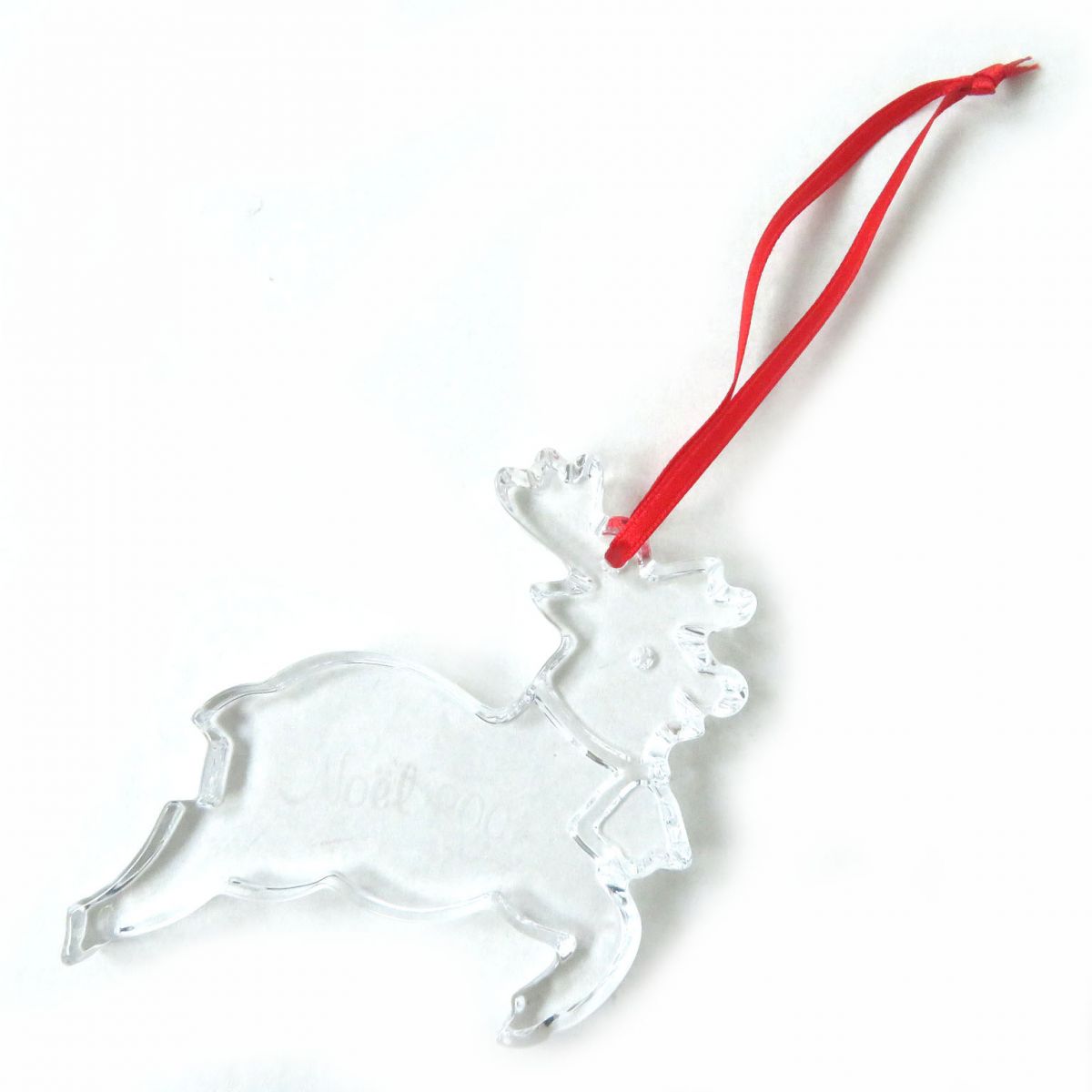 Baccarat Crystal Noel Reindeer Ornament