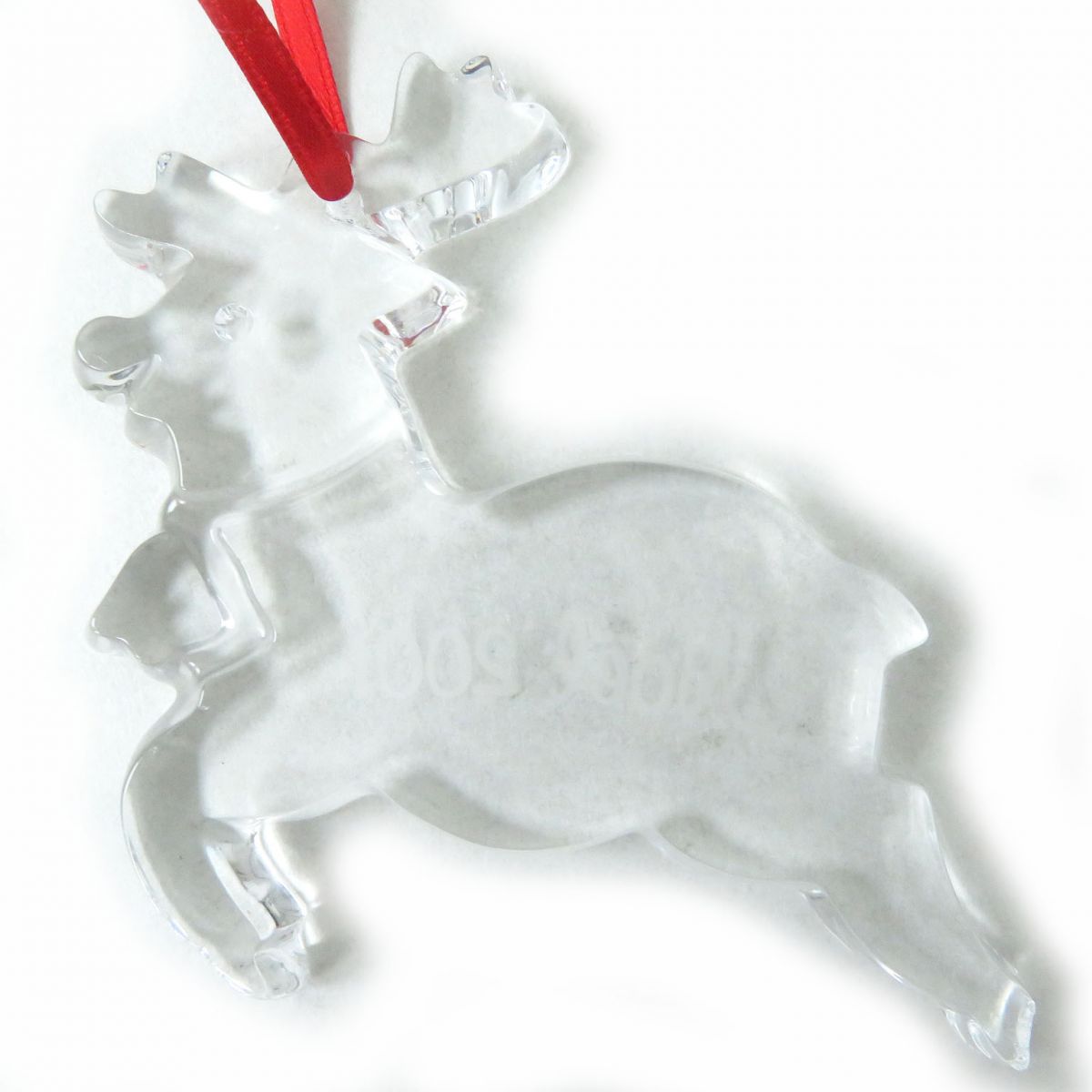 Baccarat Crystal Noel Reindeer Ornament