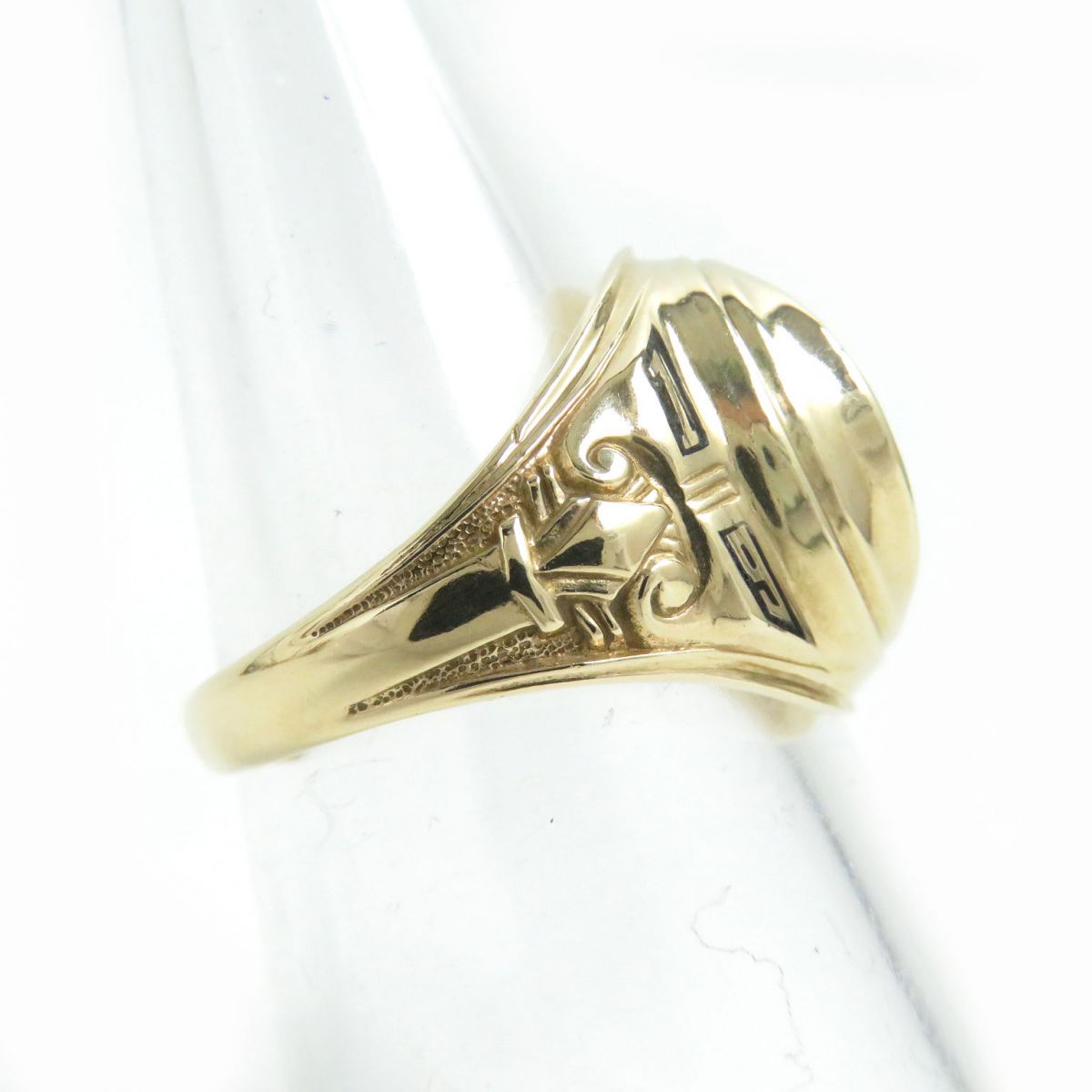 Justins Vintage 1970 Norwalk University Ring 10K Gold