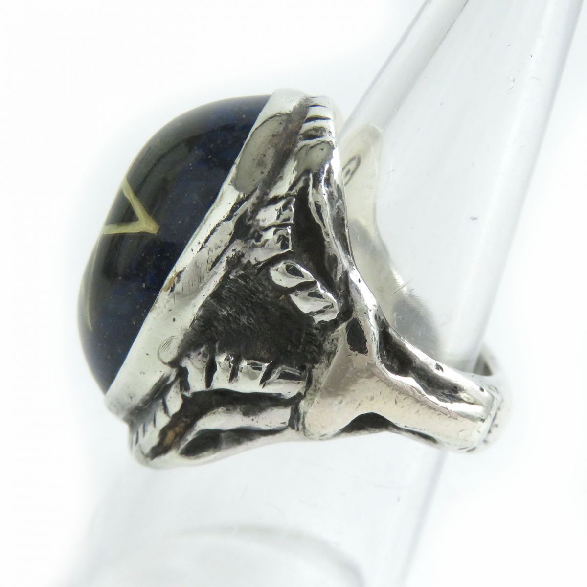 ALEX STREETER SV925 Lapis Lazuli Angel Heart Ring