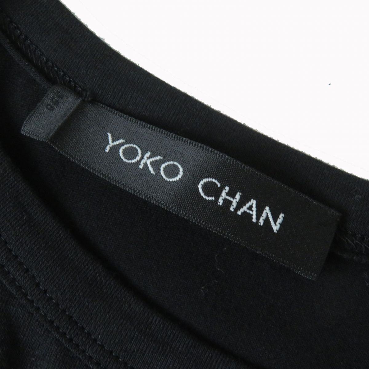 YOKO CHAN Women's Cocoon Short Sleeve Top Black