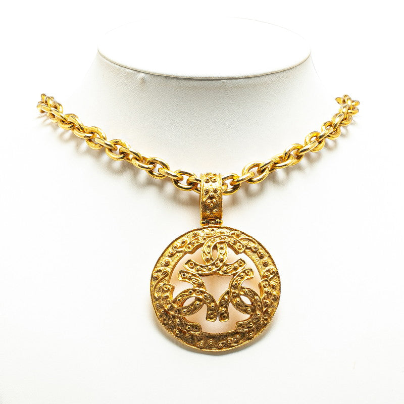 Chanel Vintage Triple Coco Mark Necklace