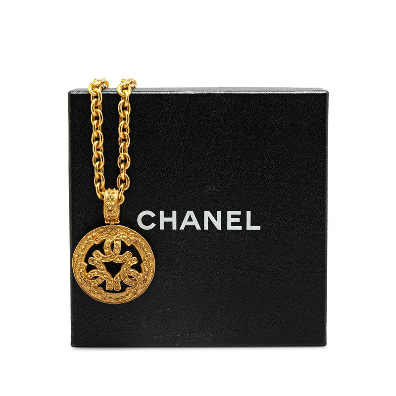 Chanel Vintage Triple Coco Mark Necklace