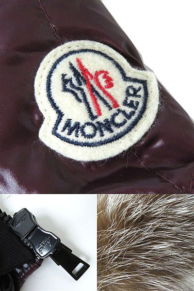 MONCLER ALBIZIA Fox Fur Hooded Down Coat