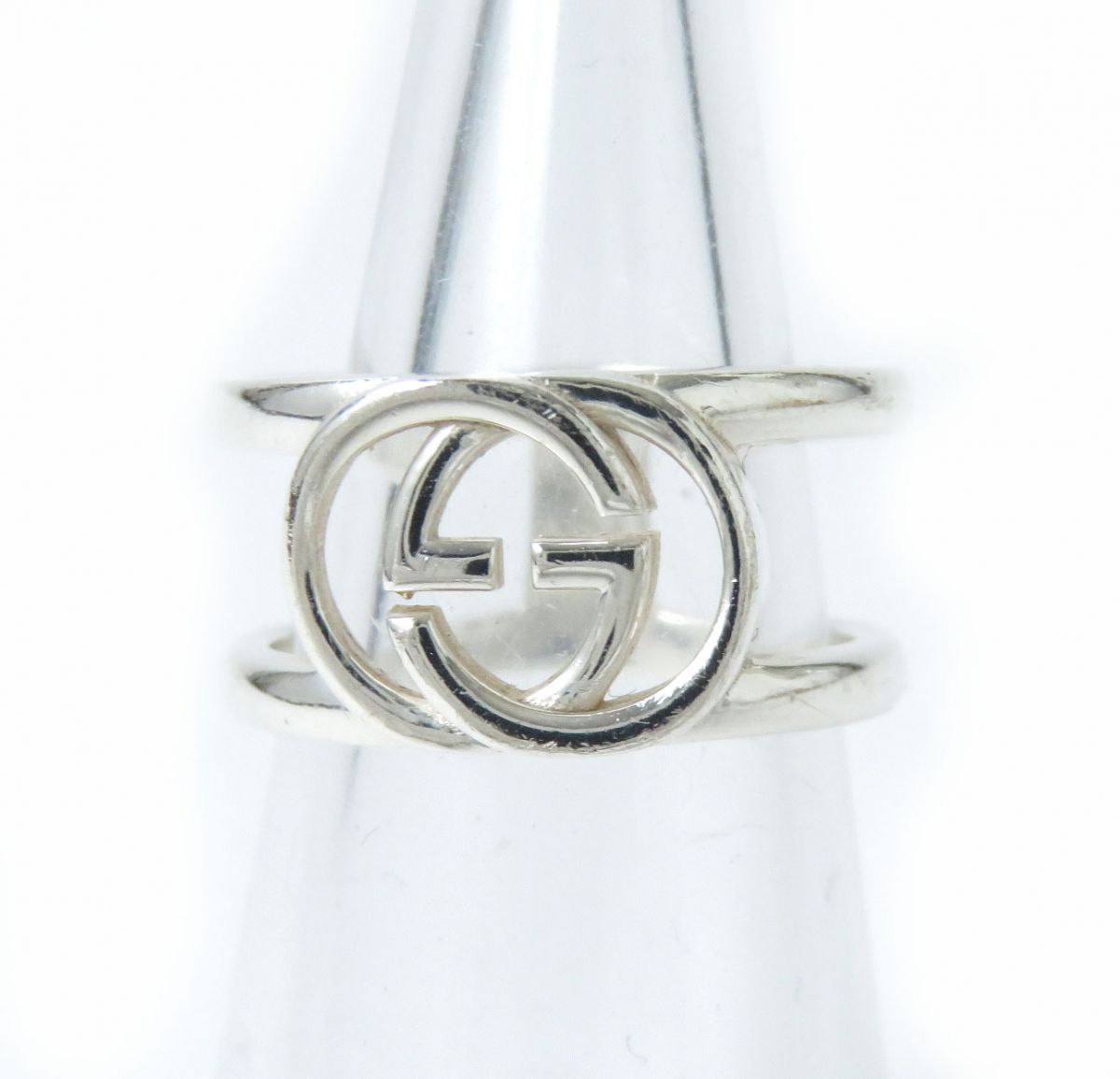 Gucci AG925 Silver Interlocking G Ring