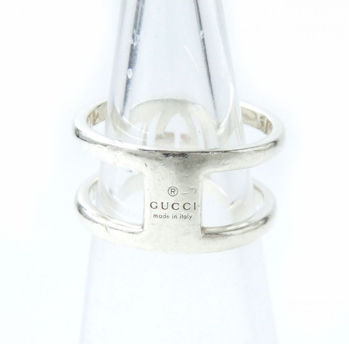 Gucci AG925 Silver Interlocking G Ring