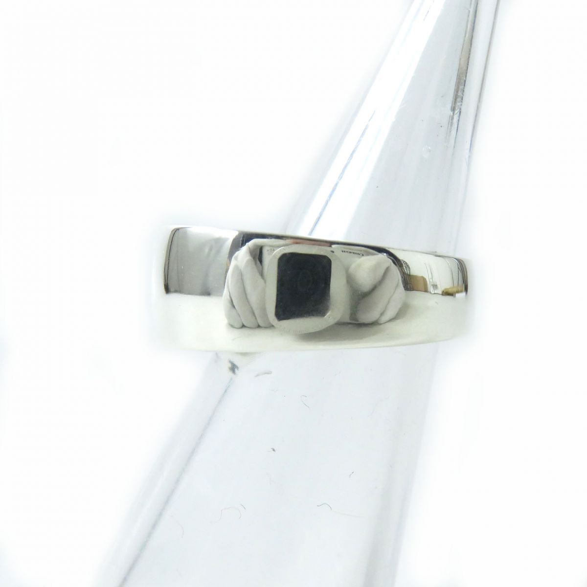 Hermes Clarite Ring SV925 Silver Size 8