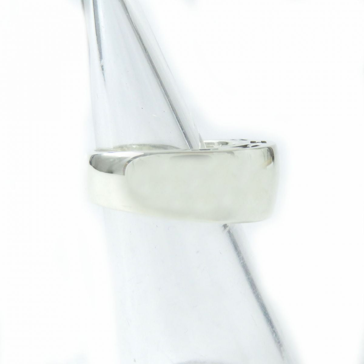 Hermes Clarite Ring SV925 Silver Size 8