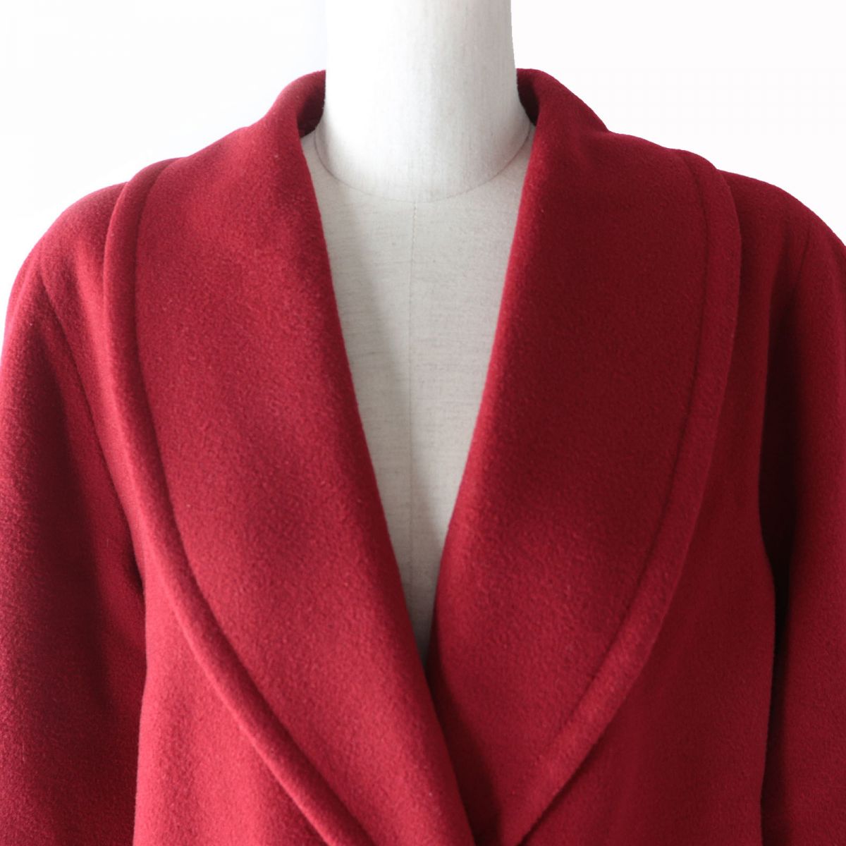 Herno Women's Red Wool Cashmere Silk Coat