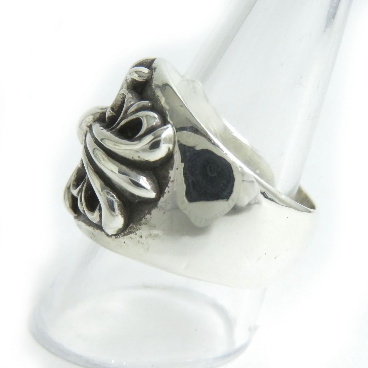 CHROME HEARTS SV925 Keeper Ring Silver Men's