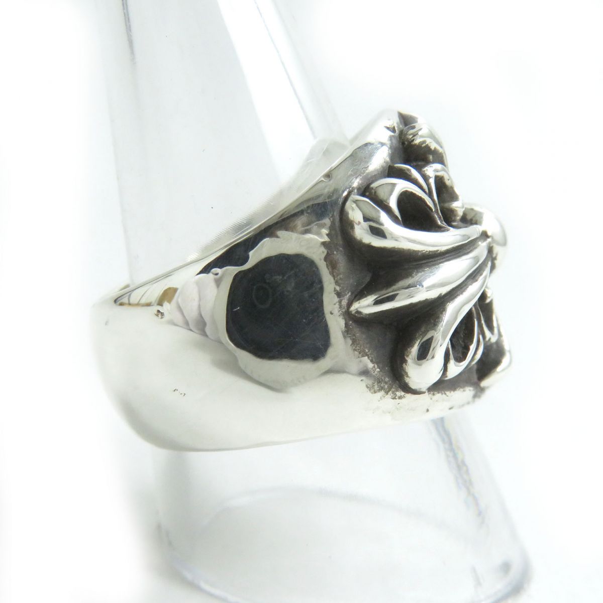 CHROME HEARTS SV925 Keeper Ring Silver Men's