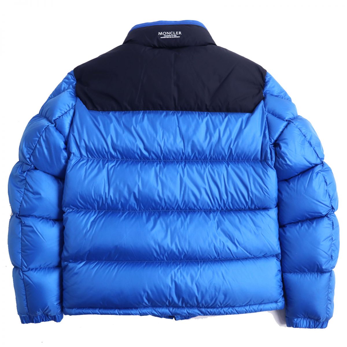 Moncler PEUPLIER Down Jacket Men's Blue Black