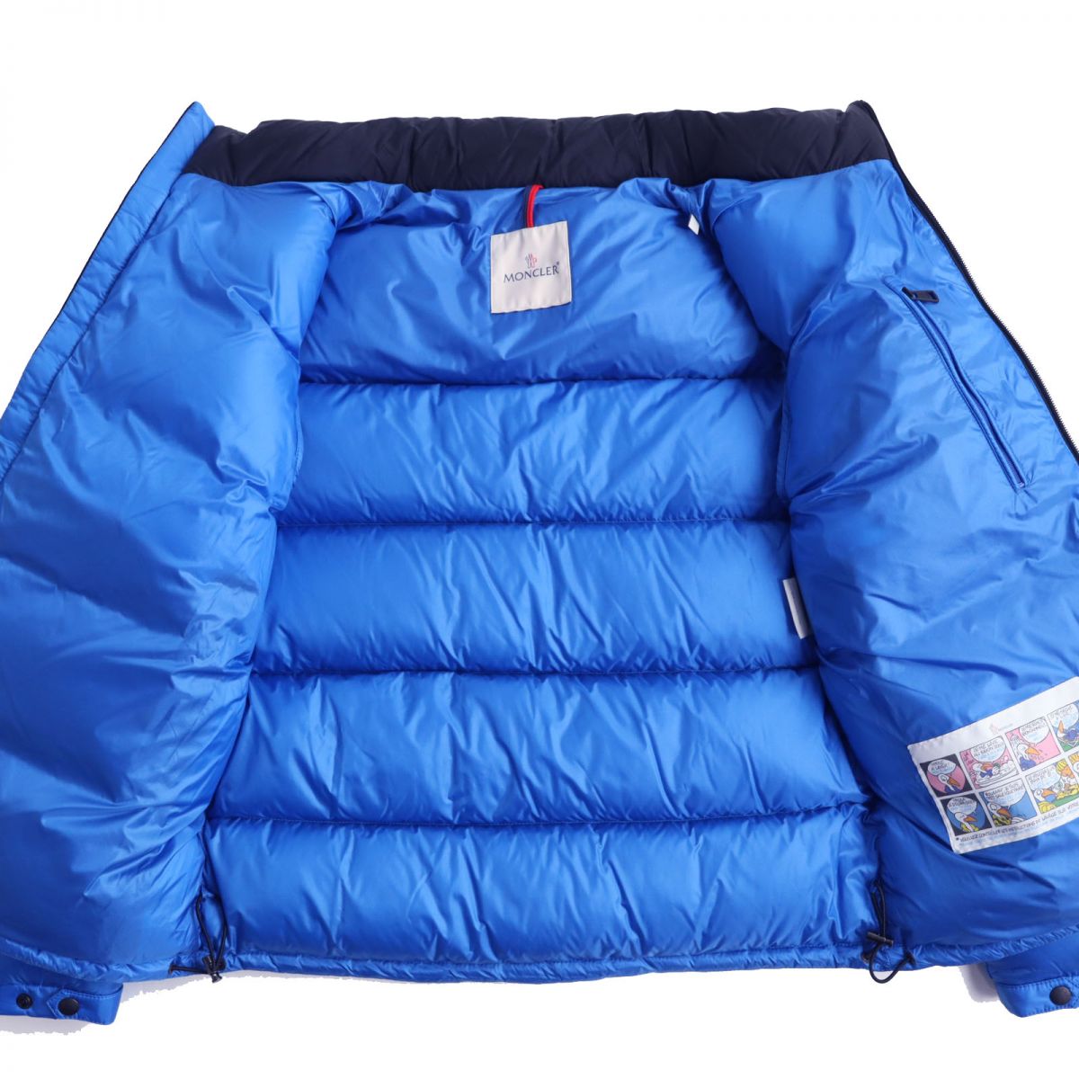 Moncler PEUPLIER Down Jacket Men's Blue Black