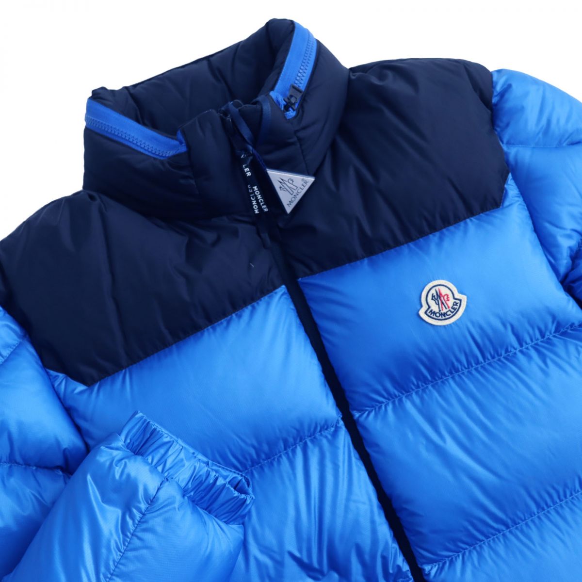 Moncler PEUPLIER Down Jacket Men's Blue Black