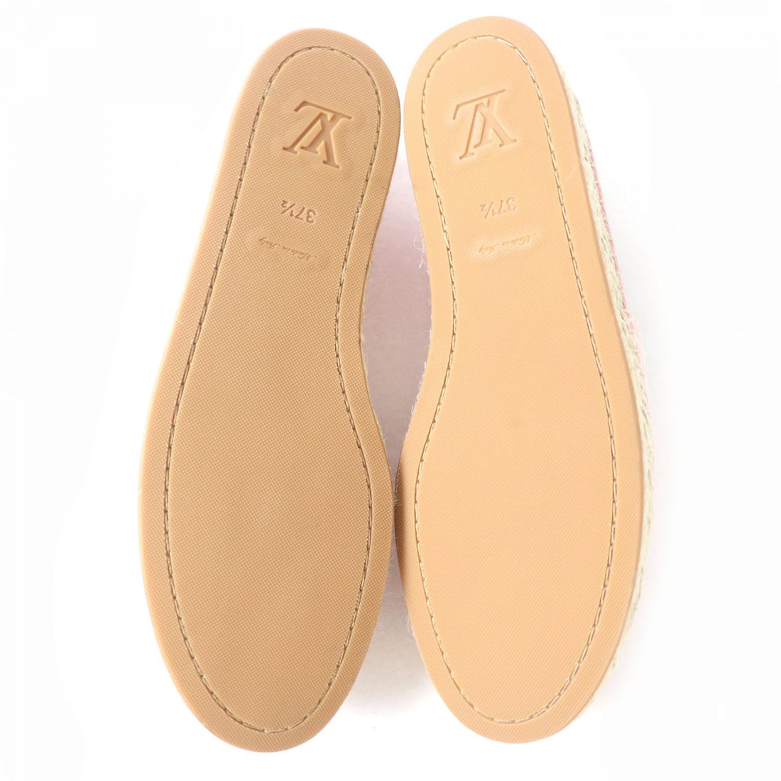 Louis Vuitton Espadrilles Tape Logo Canvas Slip-on Shoes