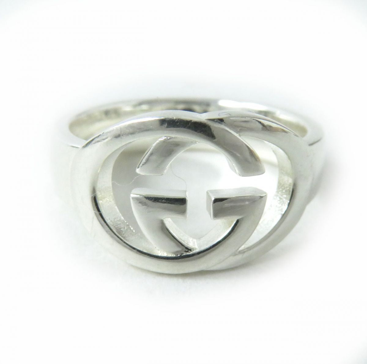 Gucci AG925 Interlocking G Silver Ring