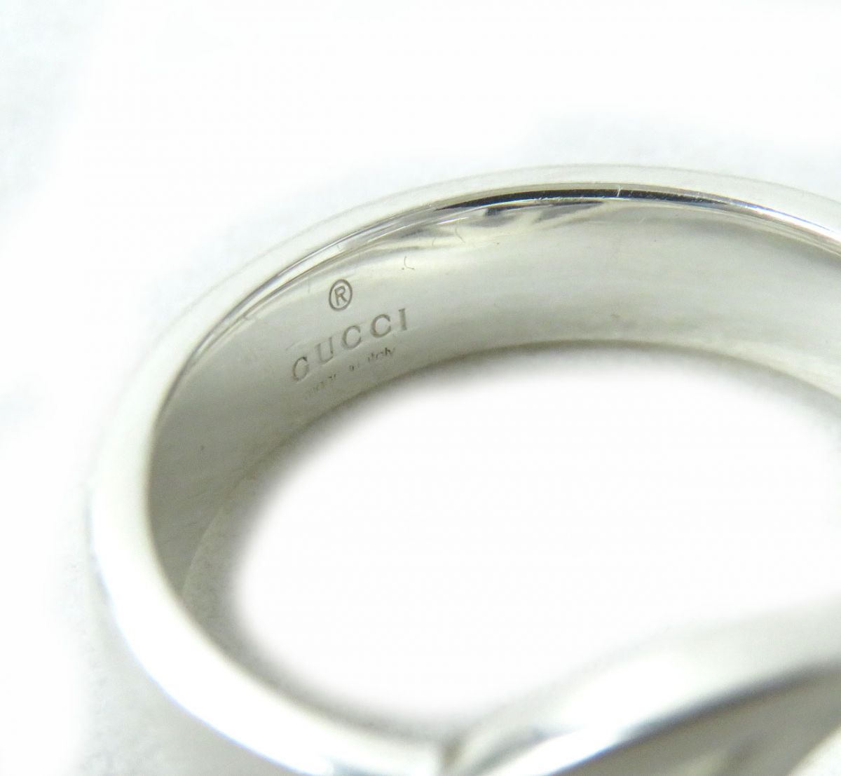 Gucci AG925 Interlocking G Silver Ring