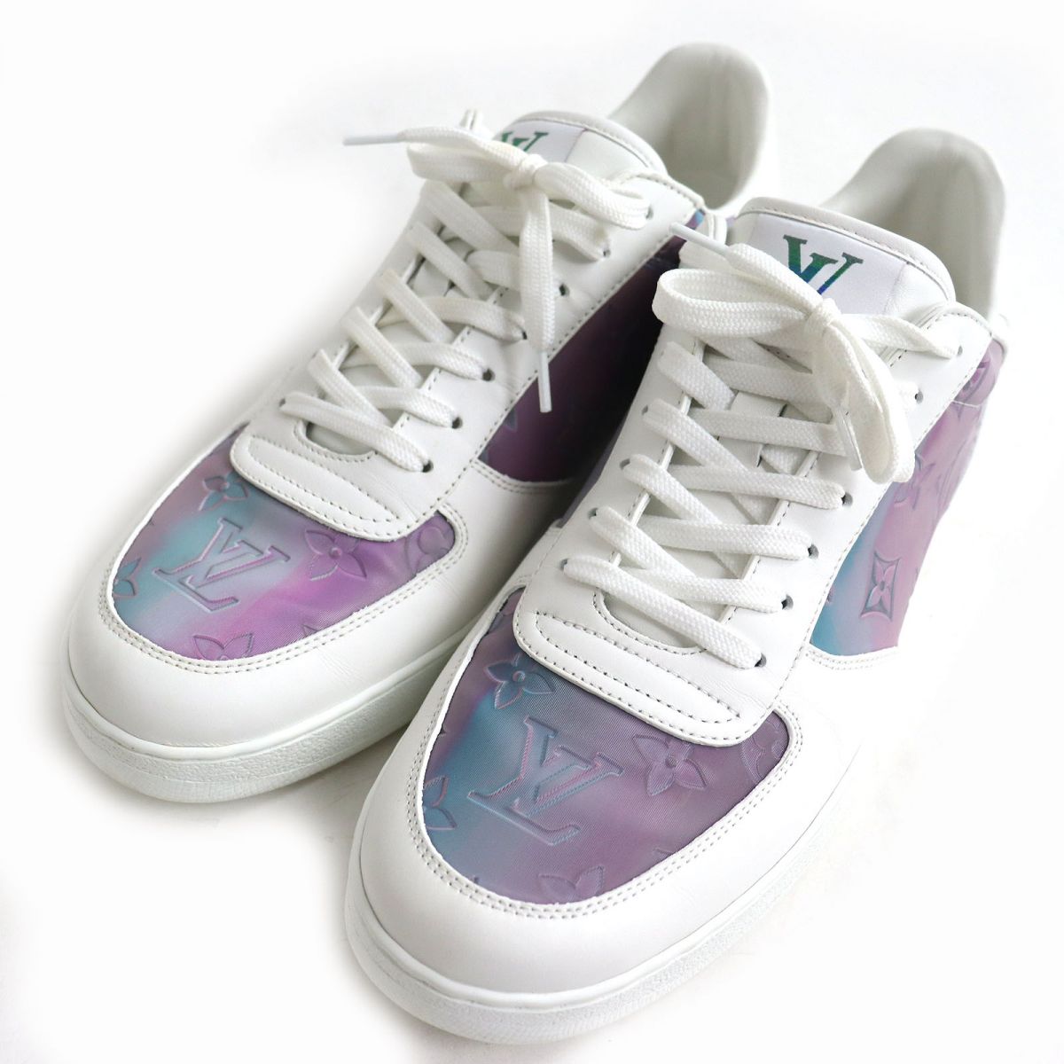 Louis Vuitton Rivoli Monogram Rainbow Sneakers