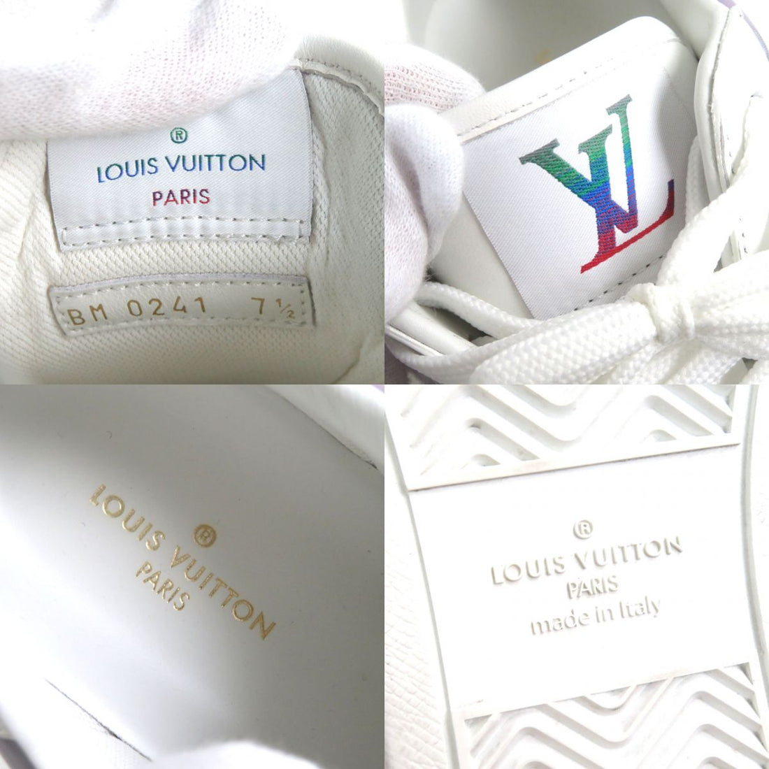 Louis Vuitton Rivoli Monogram Rainbow Sneakers