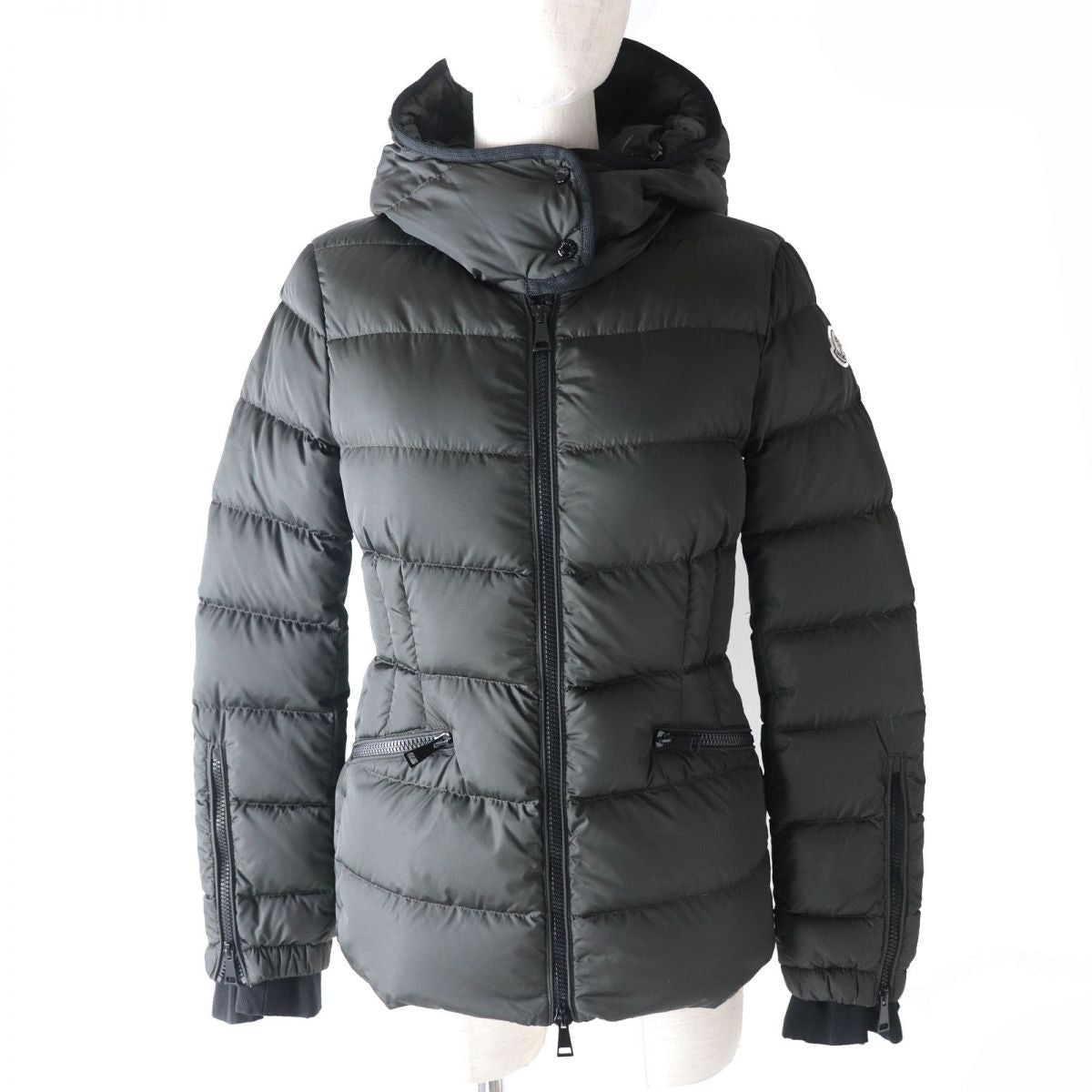 Moncler BETULA Hooded Down Jacket Khaki