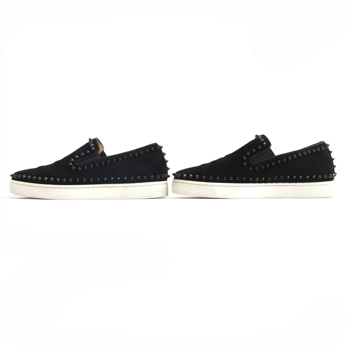 Christian Louboutin Suede Leather Spike Studs Sneakers